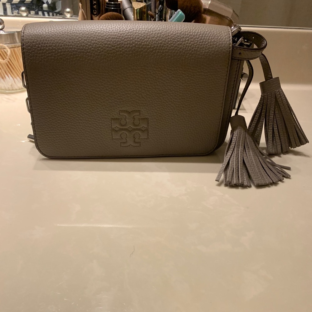 Grey Tory Burch crossbody
